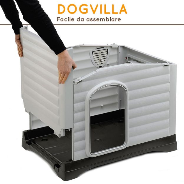 Picture of Ferplast Dog Villa 70 Plastik Kulübe 73 cm x 59 cm x 53 cm