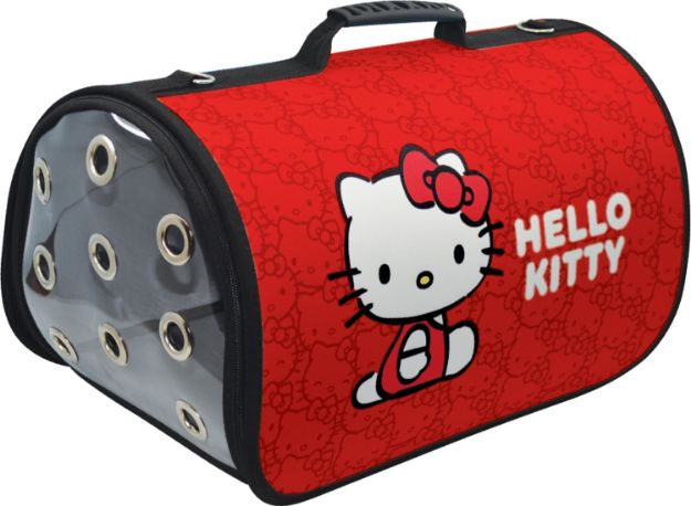 Picture of Hello Kitty Kedi Taşıma Çantası Kırmızı 50 x 31 x 28 Cm 