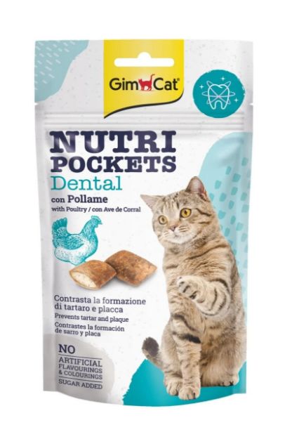 Picture of GimCat Nutri Pockets Dental Kedi Ödül Tableti 60gr