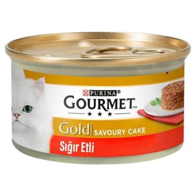 Picture of Gourmet Savoury Cake Sığır Etli Kedi Konservesi 85 Gr