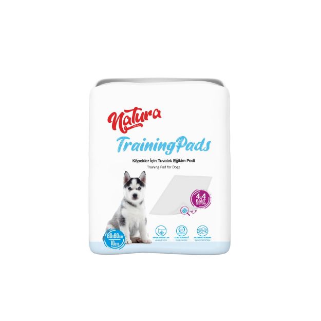 Picture of Natura Eğitim Çiş Pedi 60 X 60 Kaydırmaz Bantlı 10 Lu