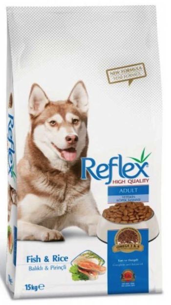 Picture of Reflex Balıklı ve Pirinçli Yetişkin Köpek Maması 15Kg