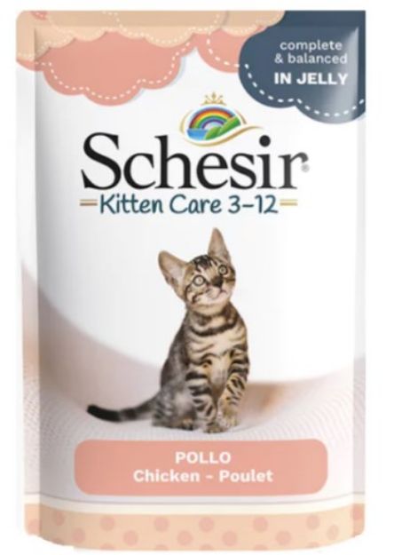 Picture of Schesir Tavuk Filote Yavru  Kedi Pouch Konserve 85 gr