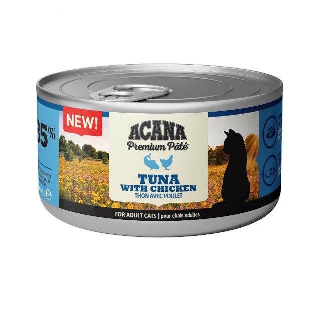 Picture of Acana Premium Pate (Ezme) Tuna Balıklı ve Tavuklu Kedi Konservesi 85 Gr