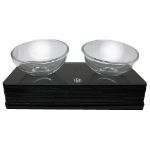 Picture of Hagen Catit Cam Kaseli Kedi Köpek Mama ve Su Kabı 200 ml x 2 Siyah 