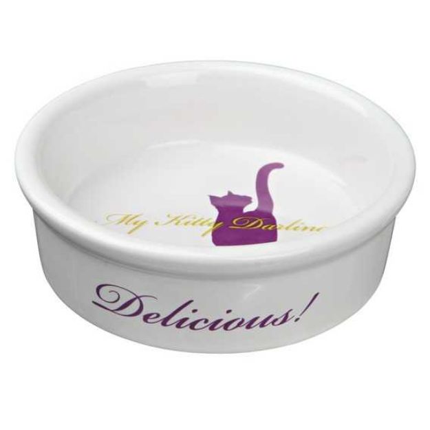 Picture of Trixie kedi seramik mama&su kabı 0.2 lt/15 cm