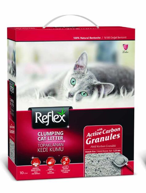 Picture of Reflex Granül Aktif Karbonlu Topaklanan Kedi Kumu 10 Lt