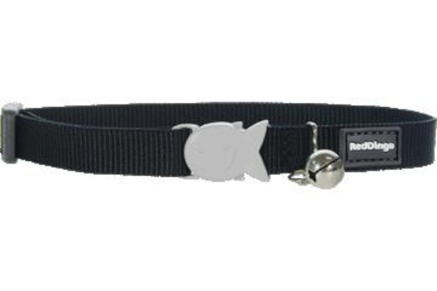 Picture of Red Dıngo Klasık Sıyah Kedı Boyun Tasması 12Mm