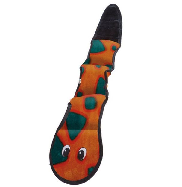 Picture of Snake Orange 3 Bölmeli Sesli Köpek Çiğneme Oyuncağı