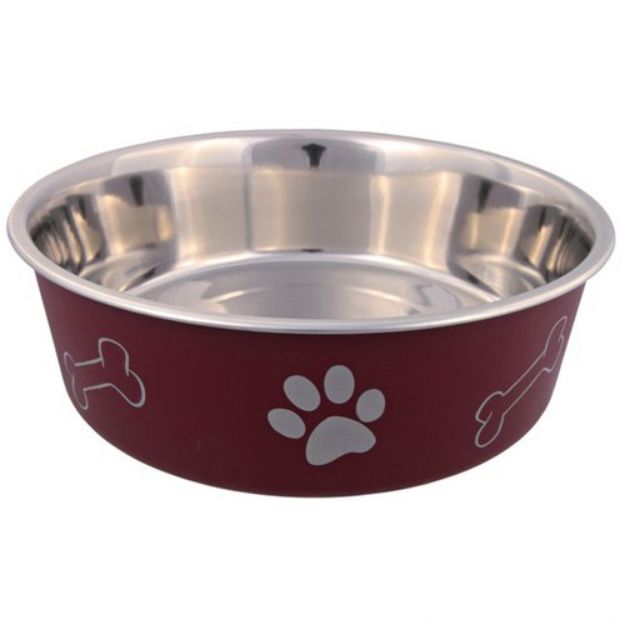 Picture of Trixie köpek paslanmaz mama ve su kabı 0.25l/12cm