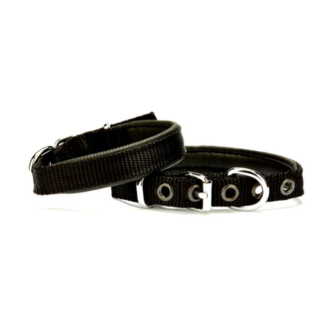 Picture of Doggie Konfor Dokuma Boyun Tasması Siyah 2x30-35cm Dsbt2010sblack