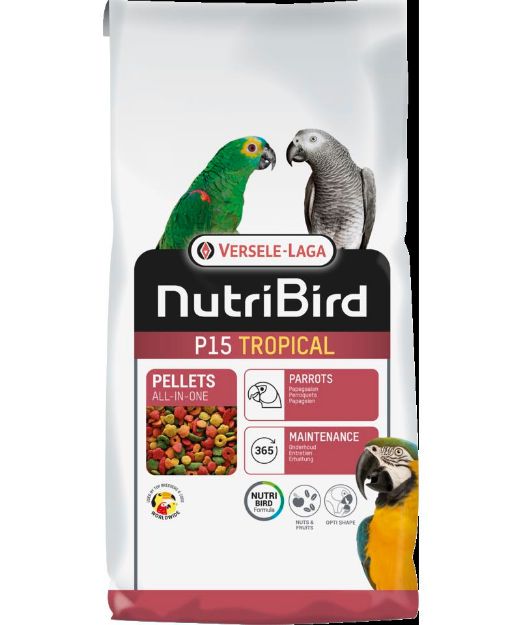 Picture of Versele Laga Nutribird P15 Pelet Tropical Papağan Yemi 1 Kg