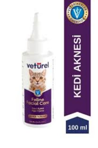 Picture of Veturel Kedi Yüz Bakım Solüsyonu 100 ml
