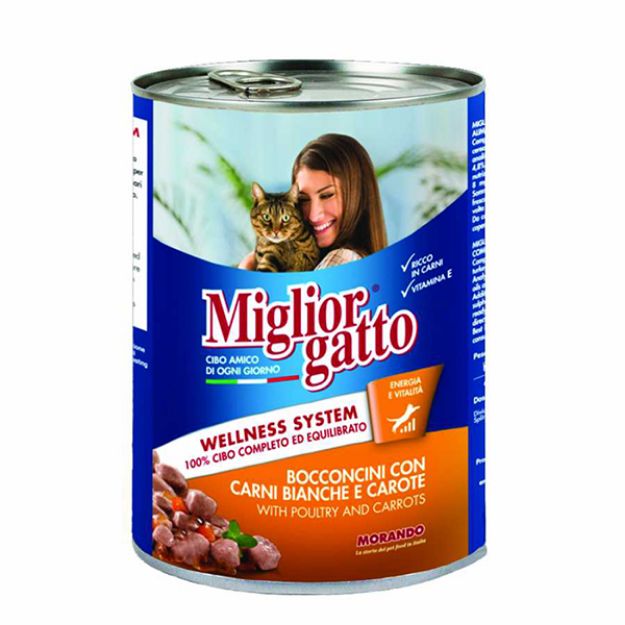 Picture of Miglior Gatto Kumes Hayvanı Havuç ve Patatesli Kedi Konservesi 405Gr.