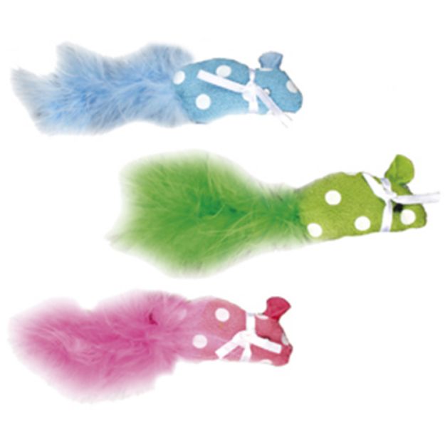 Picture of Flamingo Polka Peluş Fare Kedi Oyuncağı
