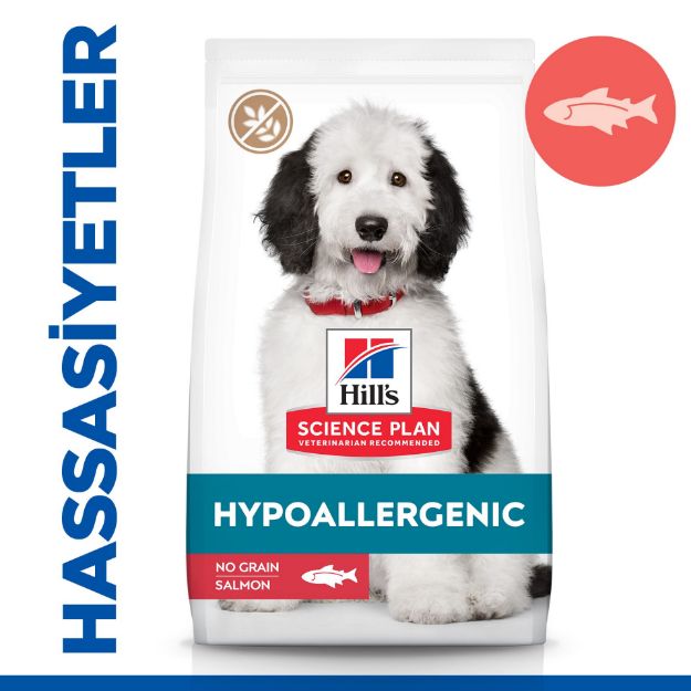 Picture of Hill's Hypoallergenic Yetişkin Orta Irk Somonlu Köpek Maması  12 Kg