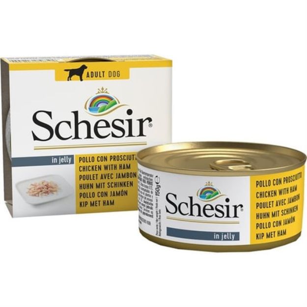 Picture of Schesir Dog Jelly Domuz ve Tavuk Fileto 150 Gr