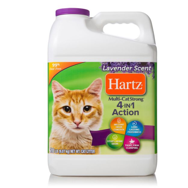 Picture of Hartz Lavender Scent Topaklanan Kedi Kumu 9,07 Kg