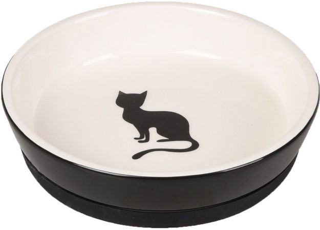 Picture of Flamingo Nala Seramik Kaydırmaz Taban Kedi Mama Kabı 14 Cm 220 Ml