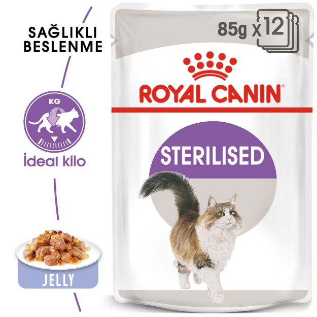 Picture of Royal Canin Sterilised Jelly Kısırlaştırılmış Kedi Konservesi 85 Gr