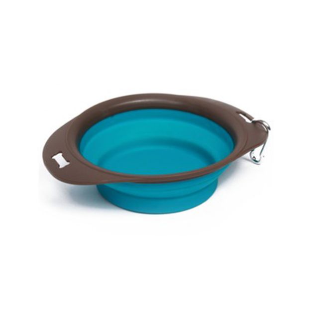 Picture of M-Pets Katlanabılır Mama Kabı Turkuaz S Mp-72983 