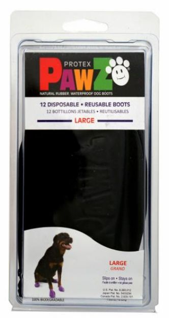 Picture of Pawz Köpek Galoşu Large Siyah 12 li paket