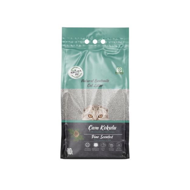 Picture of Eco Natura Pet Çam Kokulu Kalın Taneli Bentonit Kedi Kumu 10 Lt