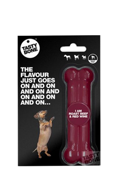 Picture of Tasty Bone Çiğnenti Kemik Köpek Oyuncağı Biftek Ve Kırmızı Şarap Aromalı