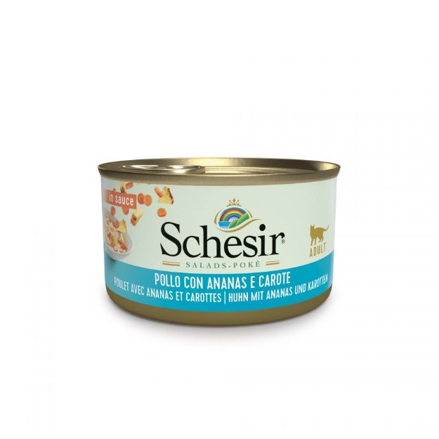Picture of Schesir Salads Tavuk & Ananas Kedi Konservesi 85 Gr