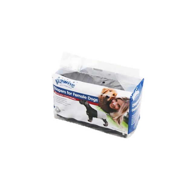 Picture of Pawise Köpek Alt Bağlama Bezi L Boy 12 Adet Siyah