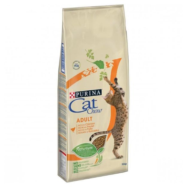 Picture of Cat Chow Tavuk & Hindili Yetişkin Kedi Maması 15 Kg