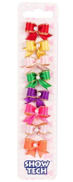 Picture of Show Tech Cutie Pearl Bow with Elastic 8 pcs Bows 3 cm - 65STE671
