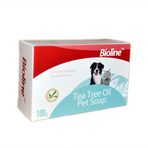 Picture of Bioline Kedi Köpek İçin Çay Ağacı Özlü Sabun 100 gr