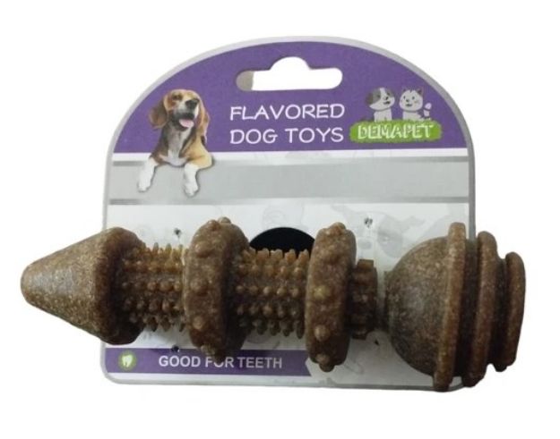 Picture of Sert Tırtıklı Et Aromalı Köpek Oyuncağı 
