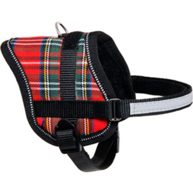 Picture of Flamingo Art Sportive Köpek Göğüs Tasma 26-35 cm Ekose