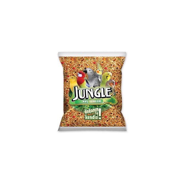 Picture of Jungle Muhabbet Kuşu Yemi Poşet 500 Gr