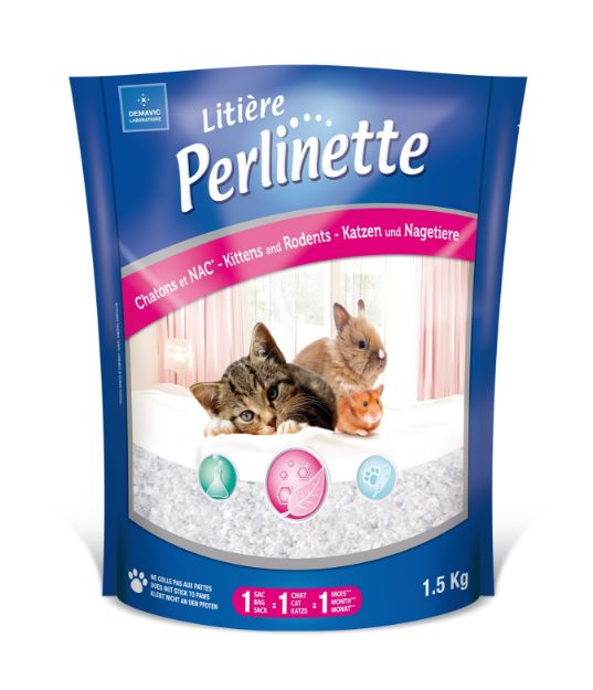 Picture of Perlinette Yavru Kedi Kemirgenler İçin Mikro Kristal Kum 1,5kg
