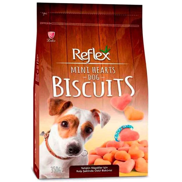 Picture of Reflex Mini Hearts Kalp Şekilli Köpek Ödül Bisküvisi 350 Gr