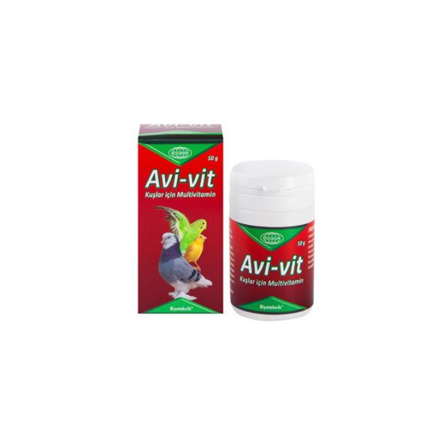 Picture of Biyoteknik Avi Vit Kafes Kuşları İçin Toz Multivitamin 50 Gr