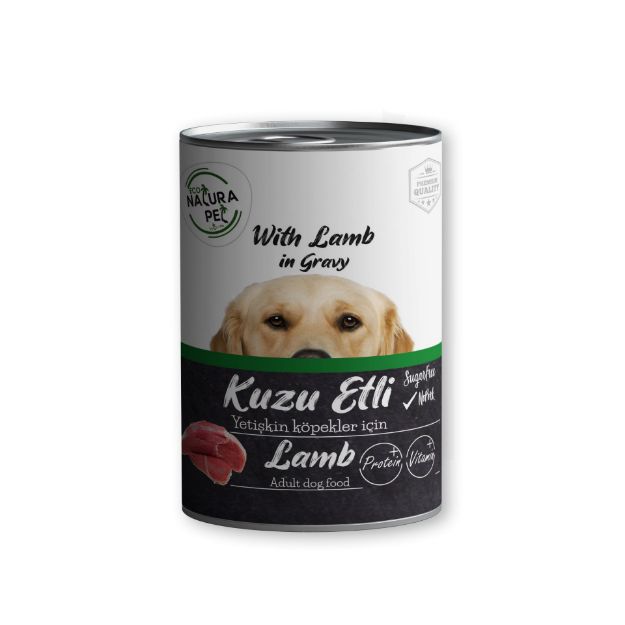 Picture of Eco Natura Pet Kuzu Etli Yetişkin Köpek Konservesi Gravy 400 Gr