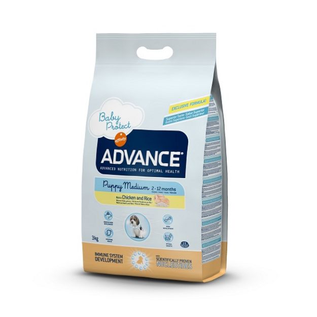Picture of Advance Puppy Protect Medium Orta Boy Irk Yavru Kuru Köpek Maması 3 kg