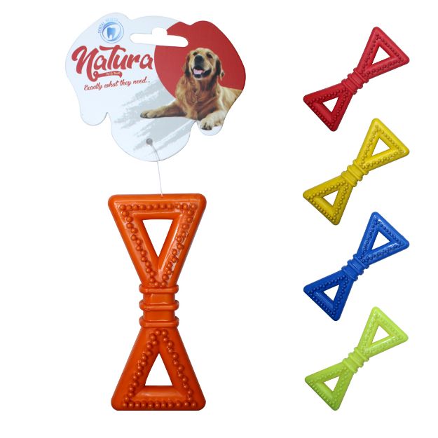 Picture of Natura Plastik Üçgen Kemik Köpek Oyuncak 12,5 Cm 