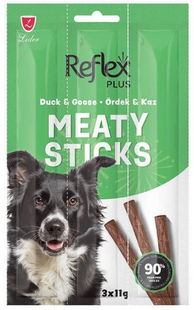 Picture of Reflex Ördek ve Kaz Etli Köpek Ödül Çubuğu 11 Gr 3 Adet