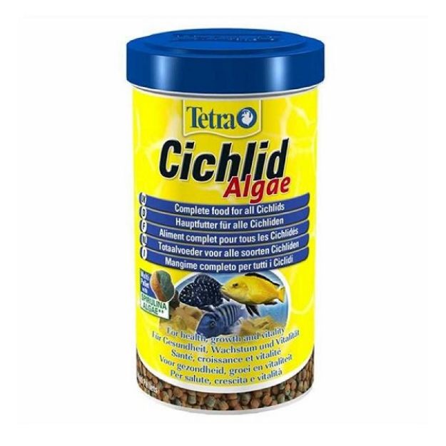 Picture of Tetra Cichlid Algae Akvaryum Cichlid Balıkları İçin Yosunlu Yem 500 ml