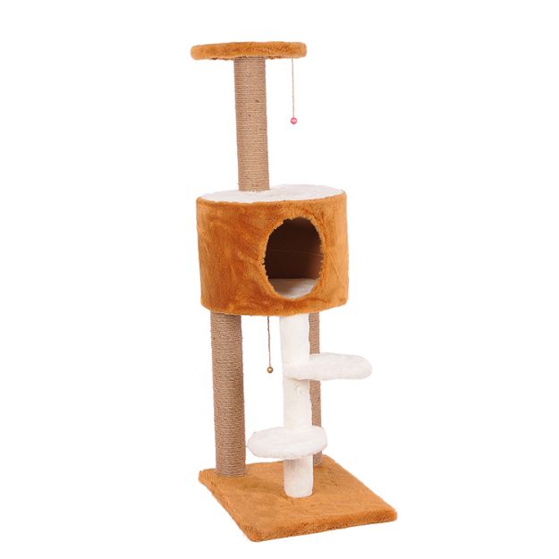 Picture of Cathause Üst Oval Merdivenli Tırmalama 128 Cm Kahverengi