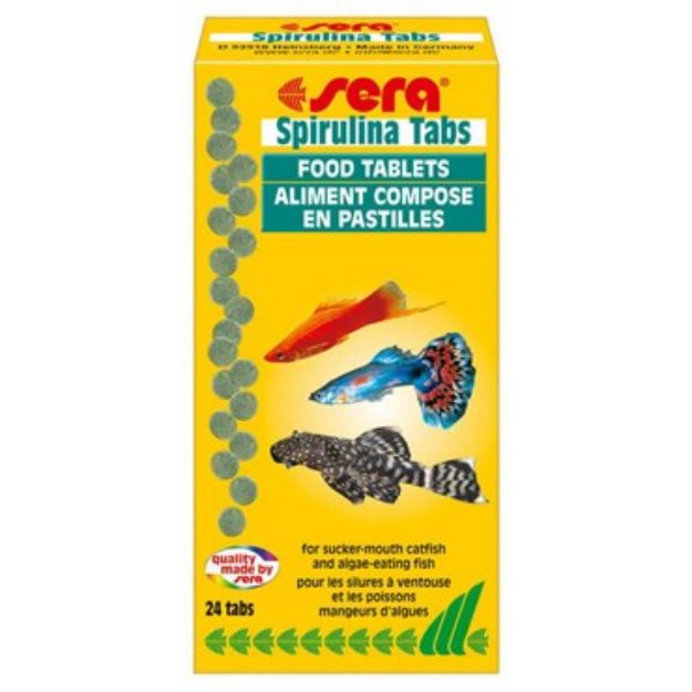 Picture of Sera Spirulina Tabs Balık Yemi 24 Tablet