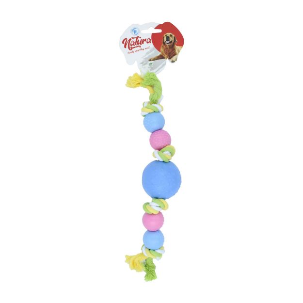 Picture of Natura Plastik Toplu Köpek Halat Oyuncak 40 Cm