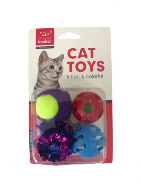 Picture of Nunbell Kedi Oyuncağı 4 Parça