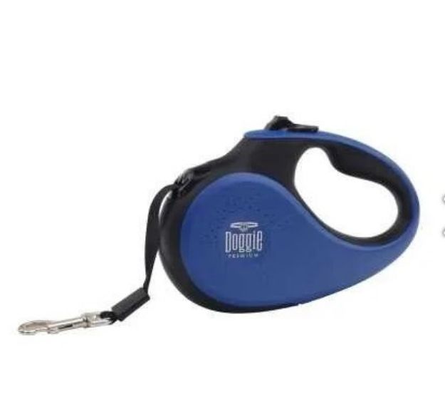 Picture of Doggie Otomatik Uzatma Tasması Soft Seri Royalmavi 25kg/5mt Outc25mroyalblu