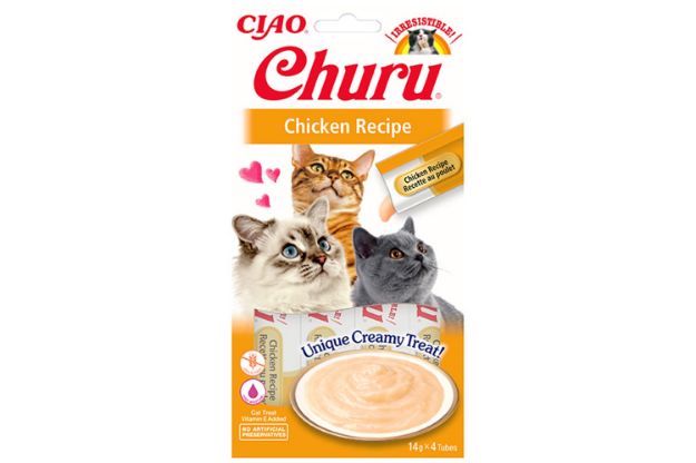 Picture of Ciao Churu Cream Tavuklu Kedi Ödül Kreması 4 x 14 Gr